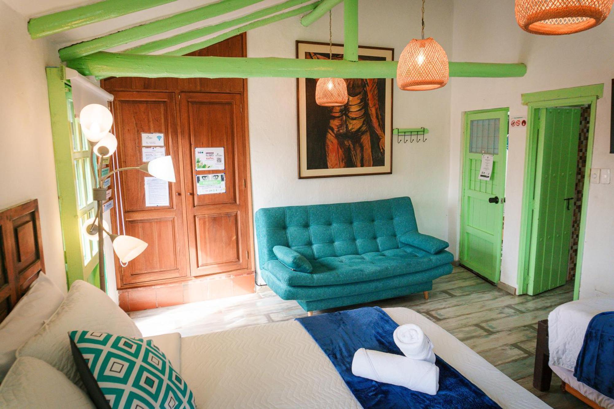Apartamentos Y Habitaciones Le Colibri - Villa De Leyva Exteriör bild