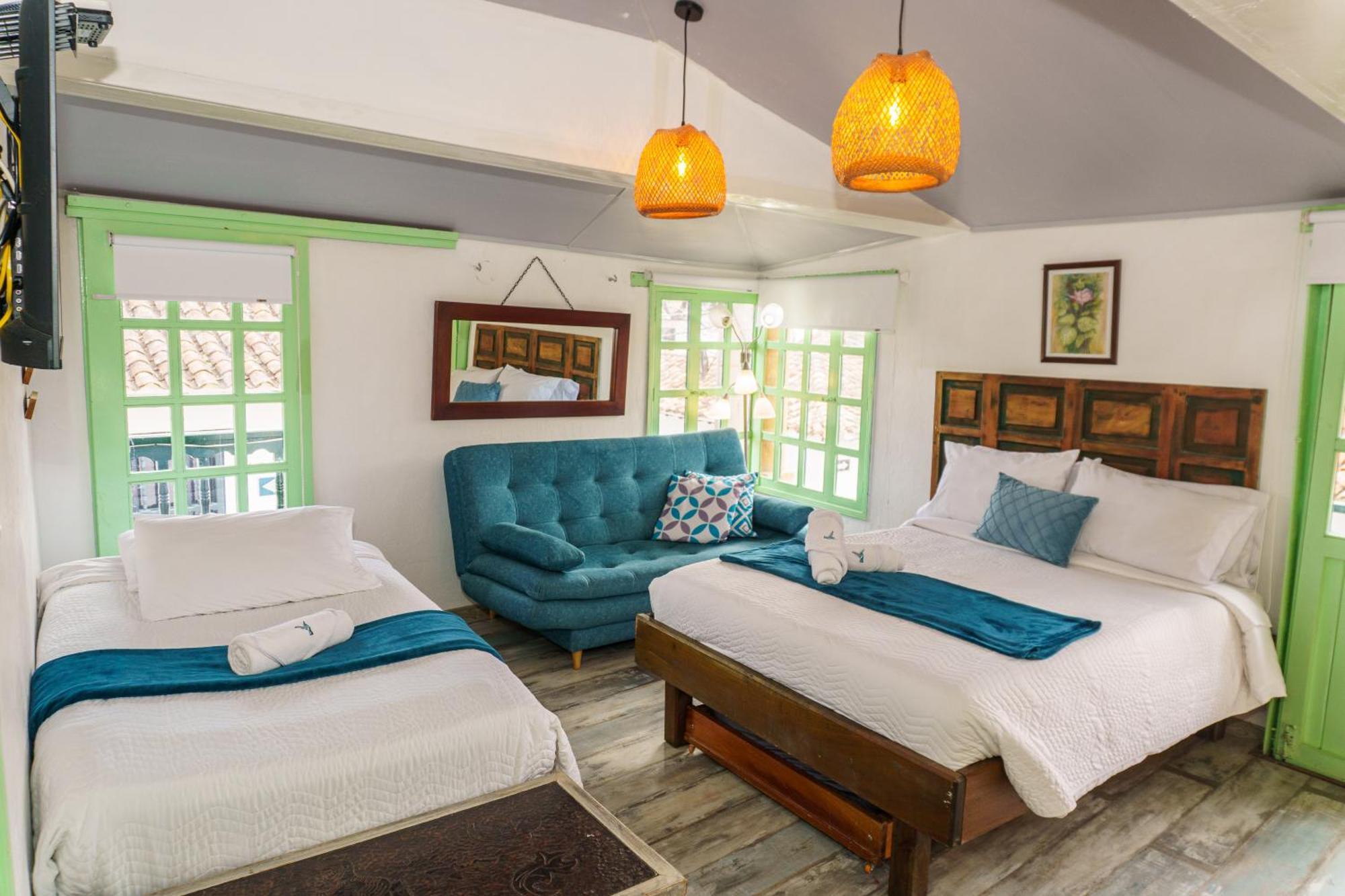 Apartamentos Y Habitaciones Le Colibri - Villa De Leyva Exteriör bild