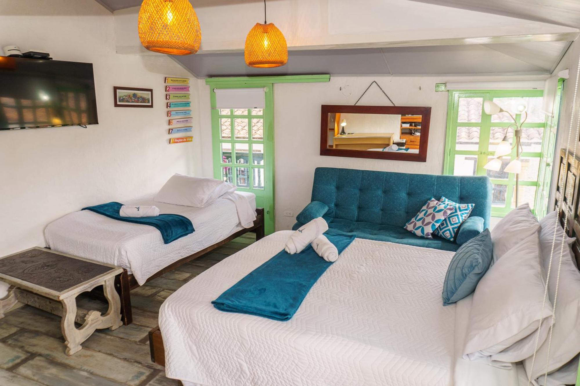 Apartamentos Y Habitaciones Le Colibri - Villa De Leyva Exteriör bild